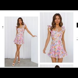 HelloMolly floral mini dress